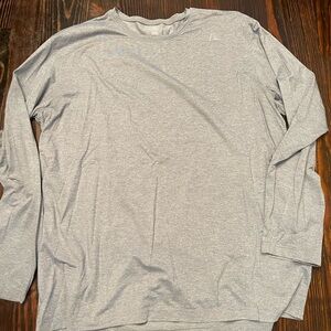 Rhoback Heather Gray Long Sleeve Men's Tee